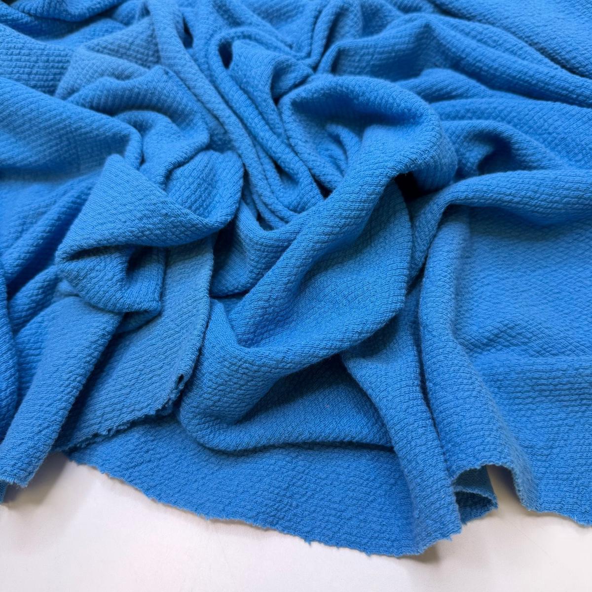 Outstretched Arms - Vintage Rib Knit Poly Knit - Blue - 1.3M Bundle