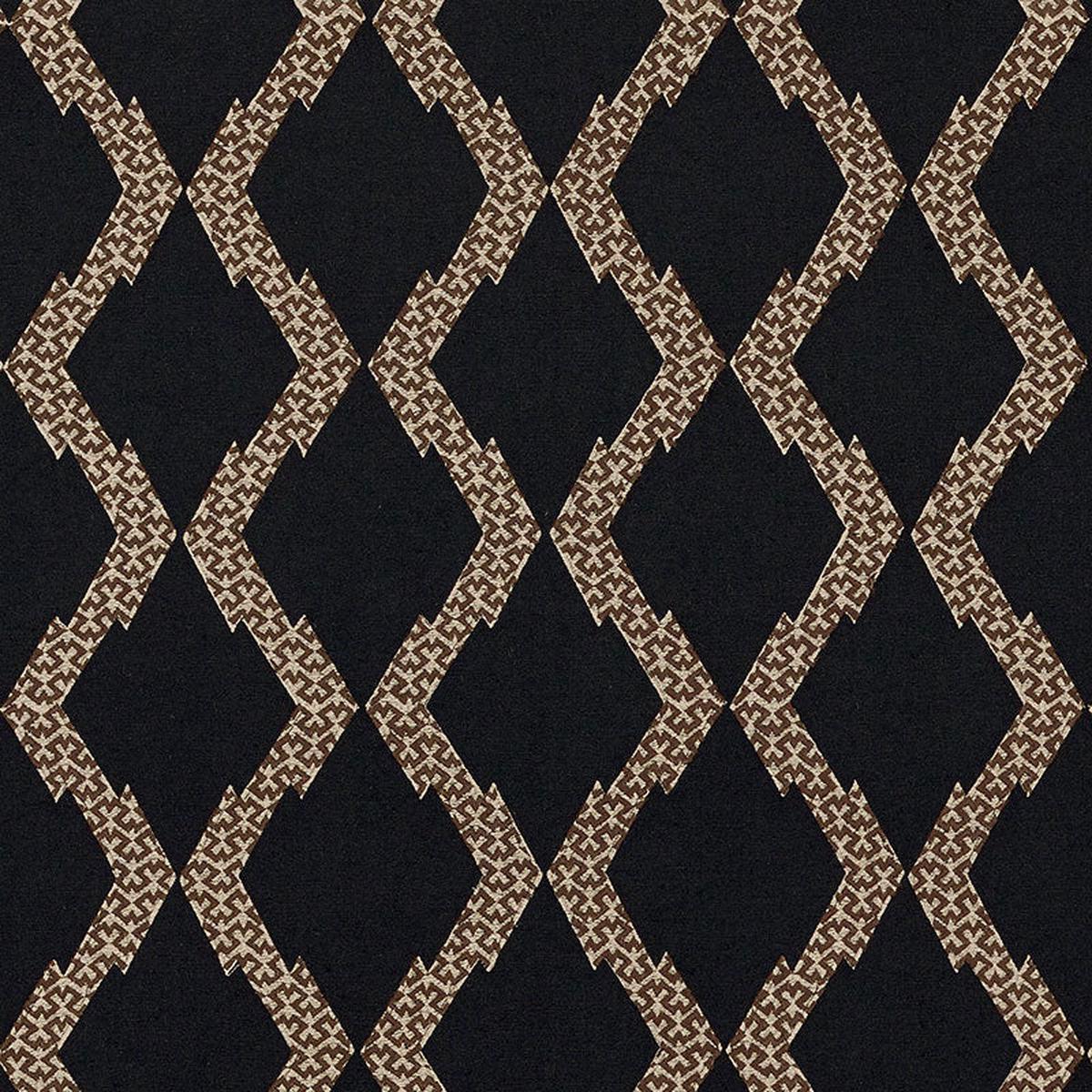 Topi Applique Black Fabric