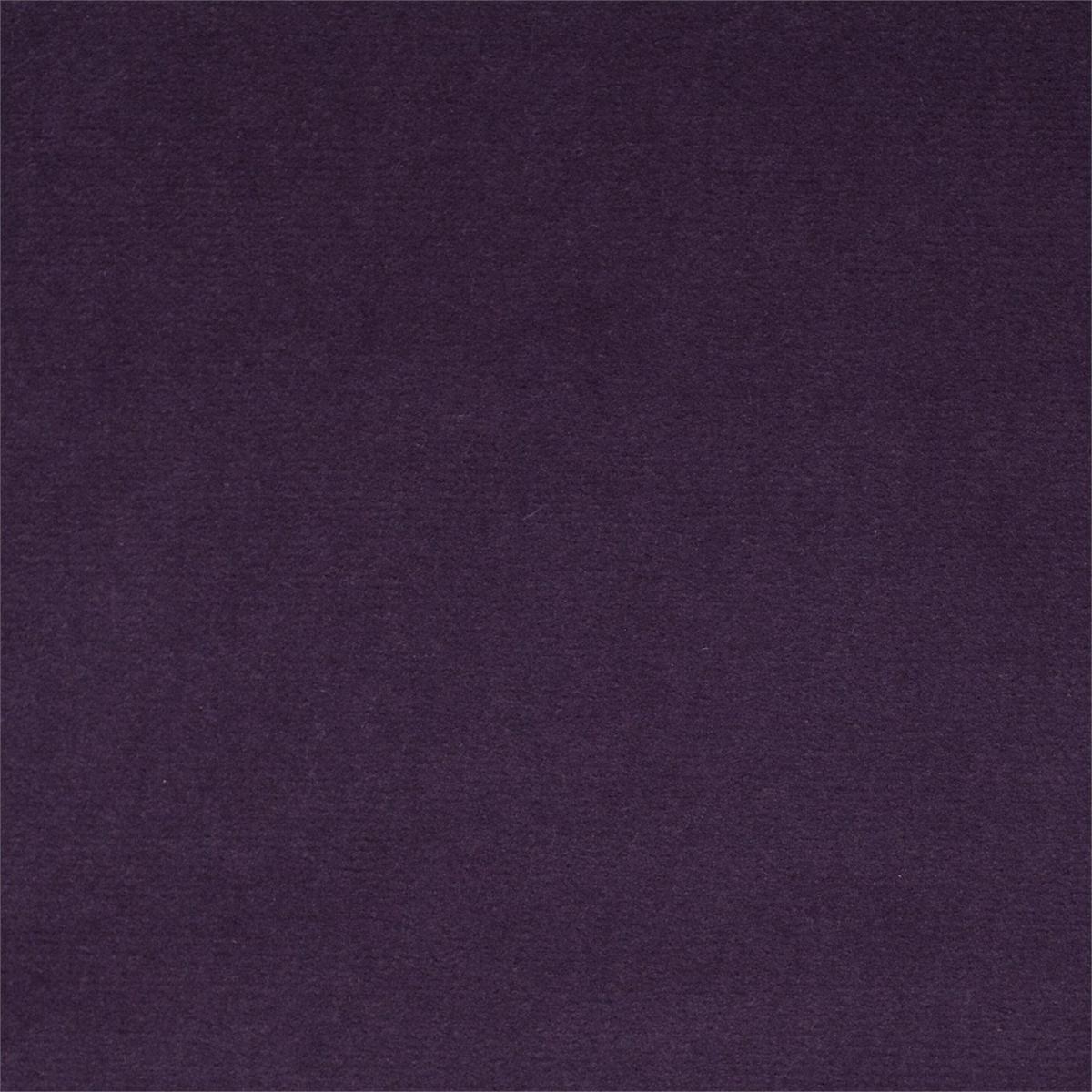 ZOFFANY OUTLET Quartz Velvet Fabric Plains , Textures Grape - ZREV331621