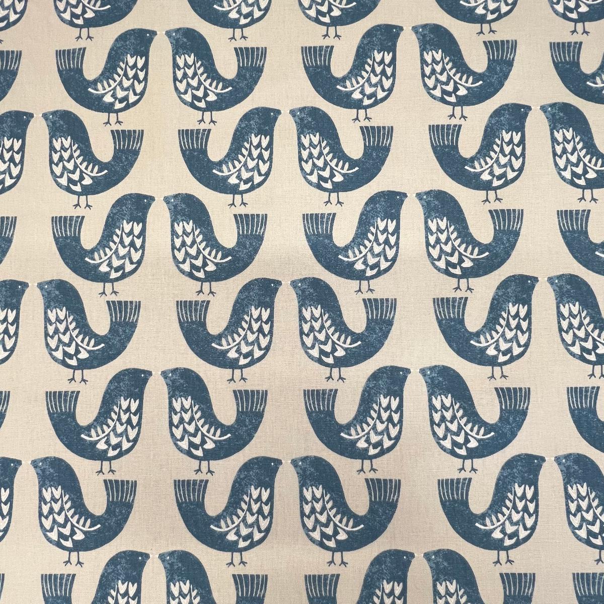 1.7m iLiv Scandi Birds Capri Cotton Curtain Upholstery Cushion Blind Fabric