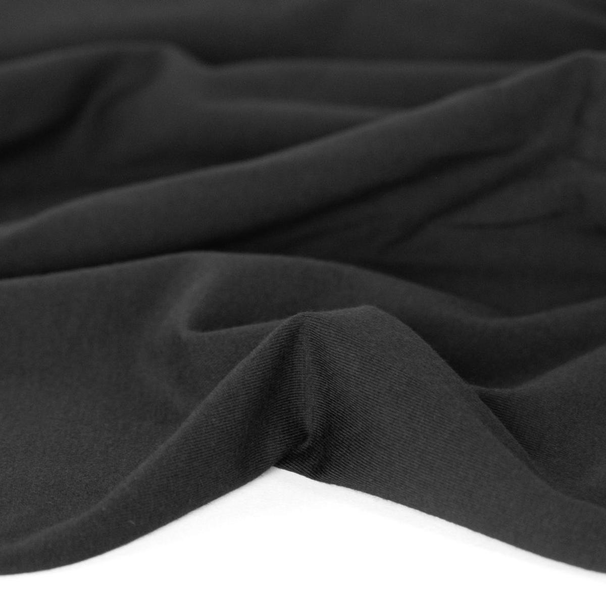 Cotton Modal Jersey Knit - Black