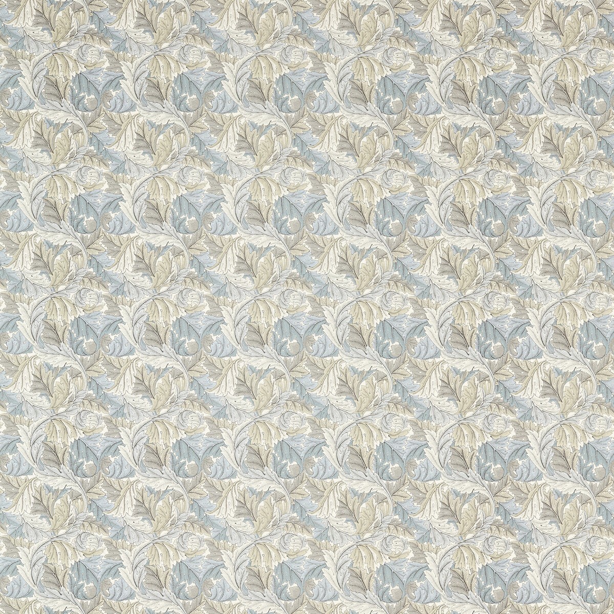 CLARKE AND CLARKE - ACANTHUS- SLATE/DOVE - Fabric by the Yard