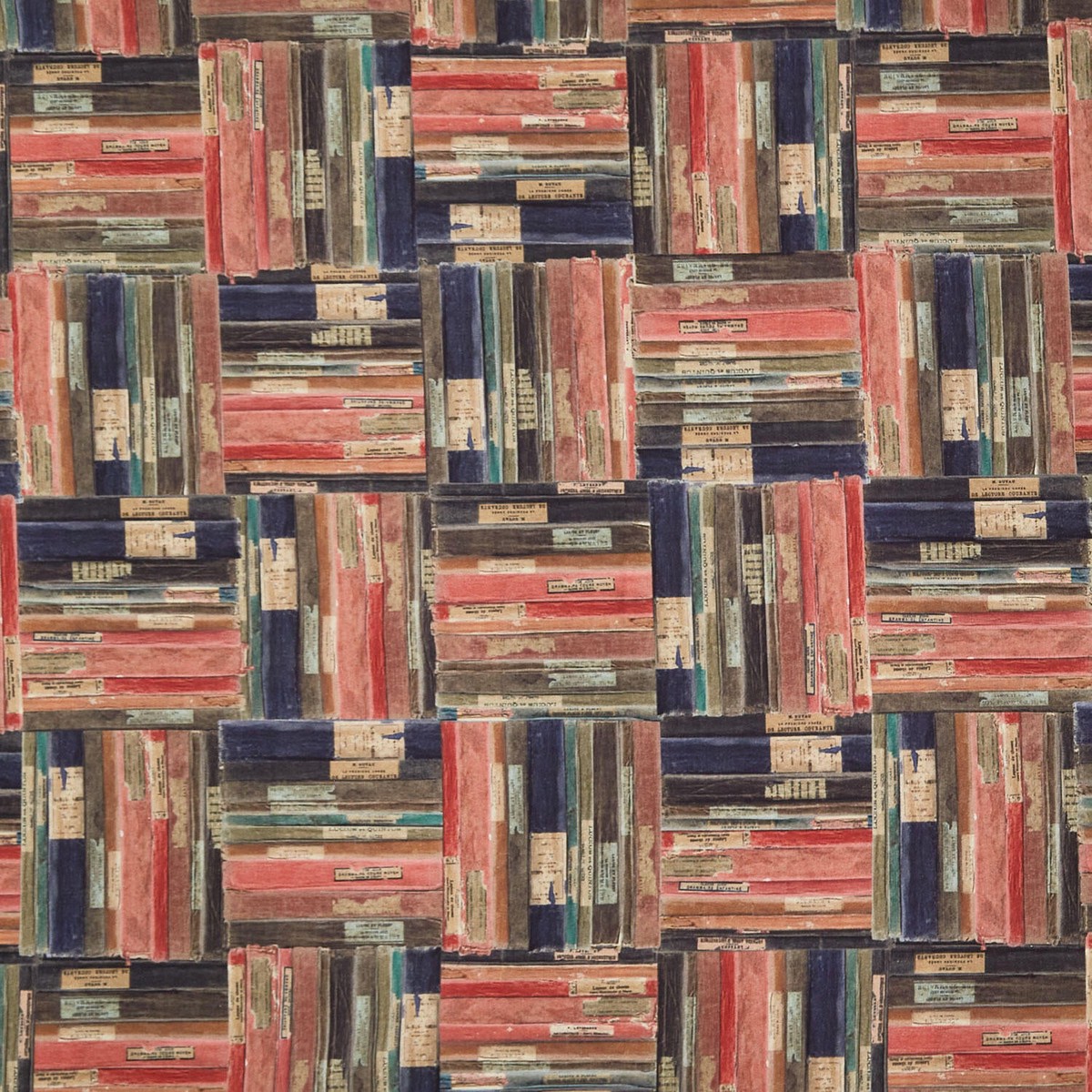 Eclectic Elements - Palette Bookshop Multi Yardage