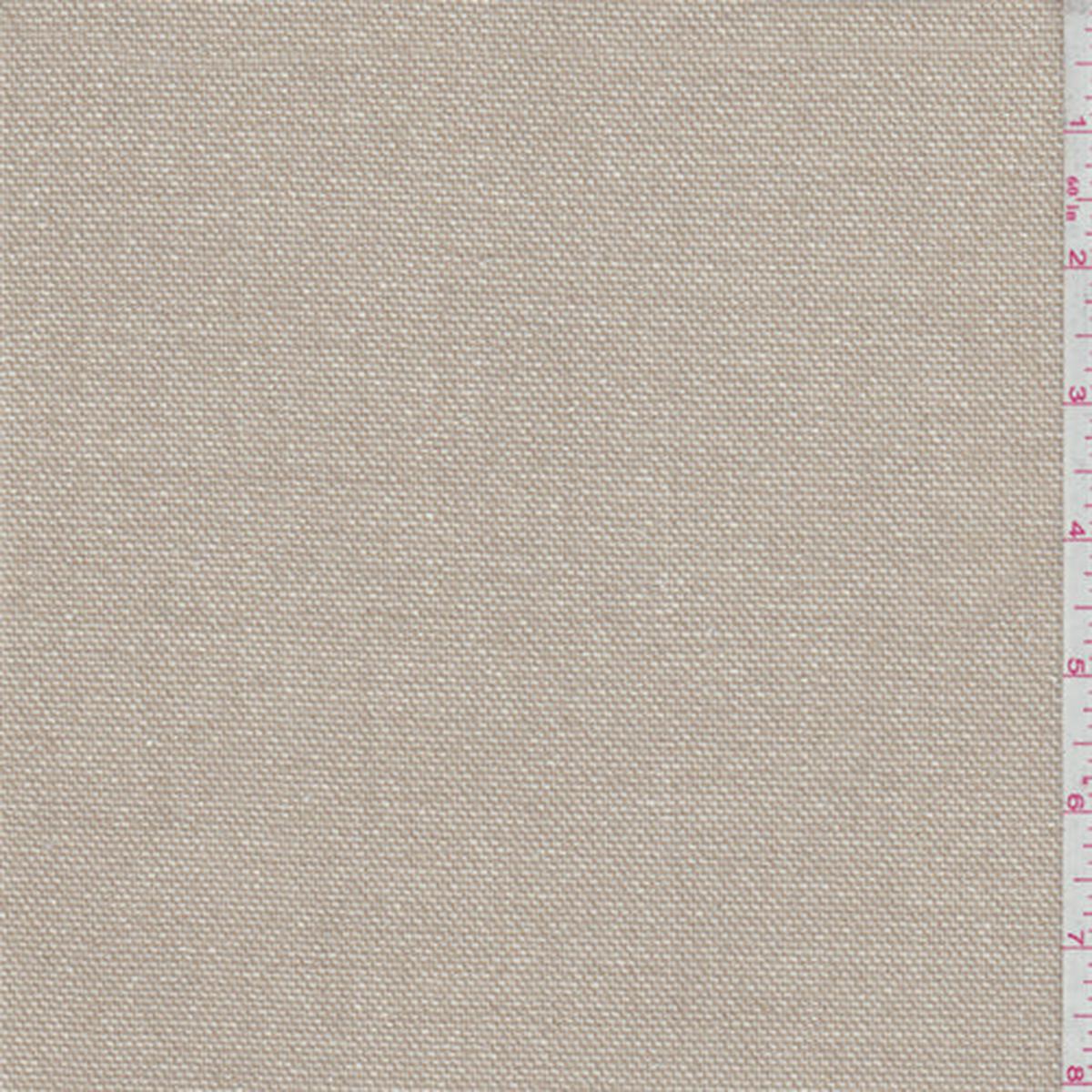3 3/4 YD PC-Straw Beige Iridescent Wool Suiting Fabric