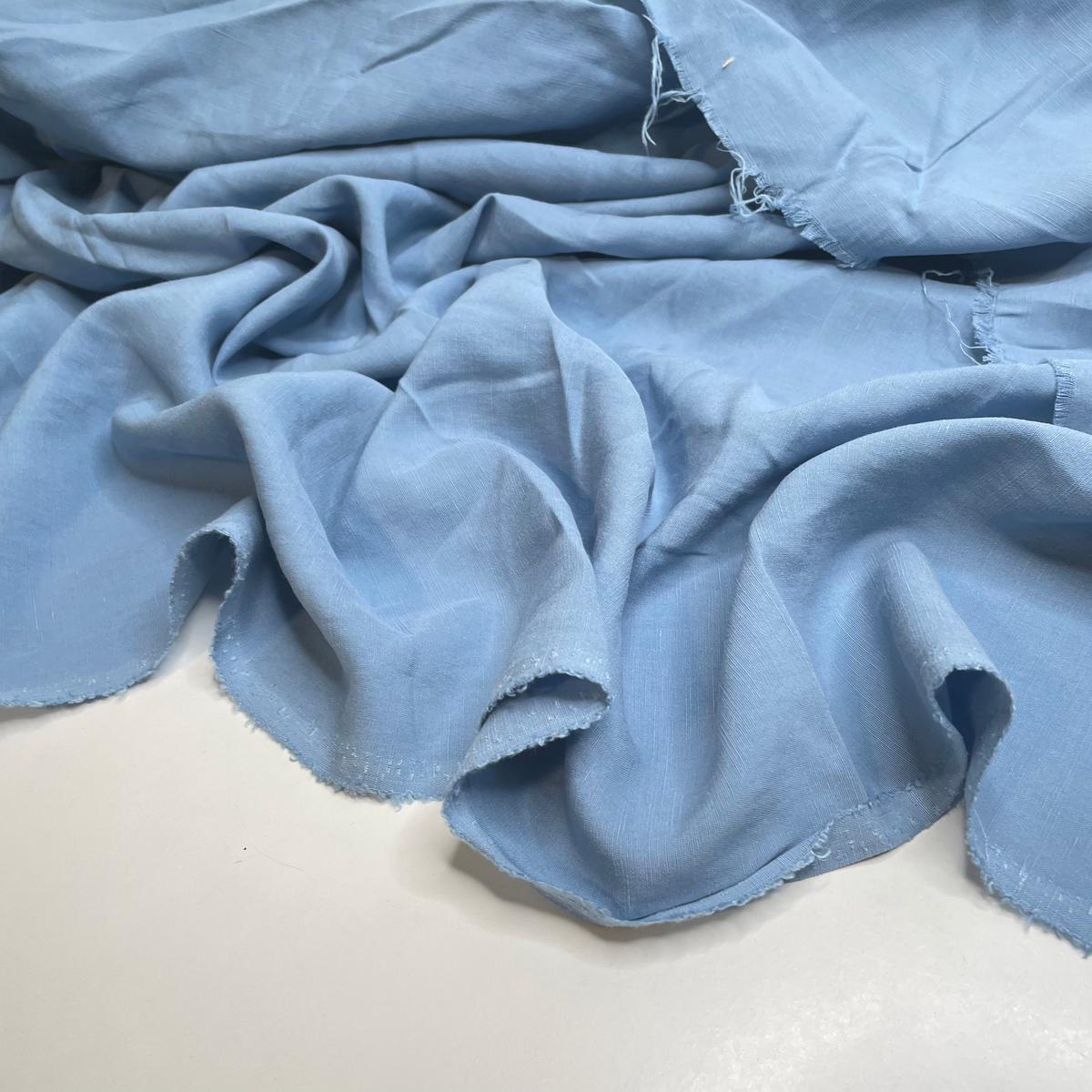 Over The Falls - Cotton/Linen Woven - Blue - 3M Bundle