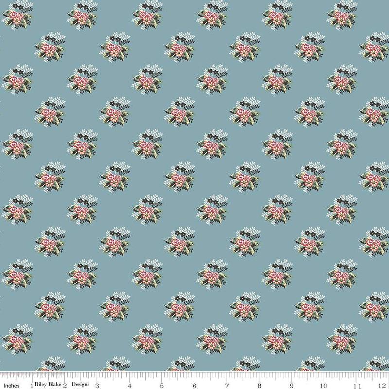 Fabric Riley Blake Jane Austen Barton Sense & Sensibility by the Quarter Yard C12820-BARTON