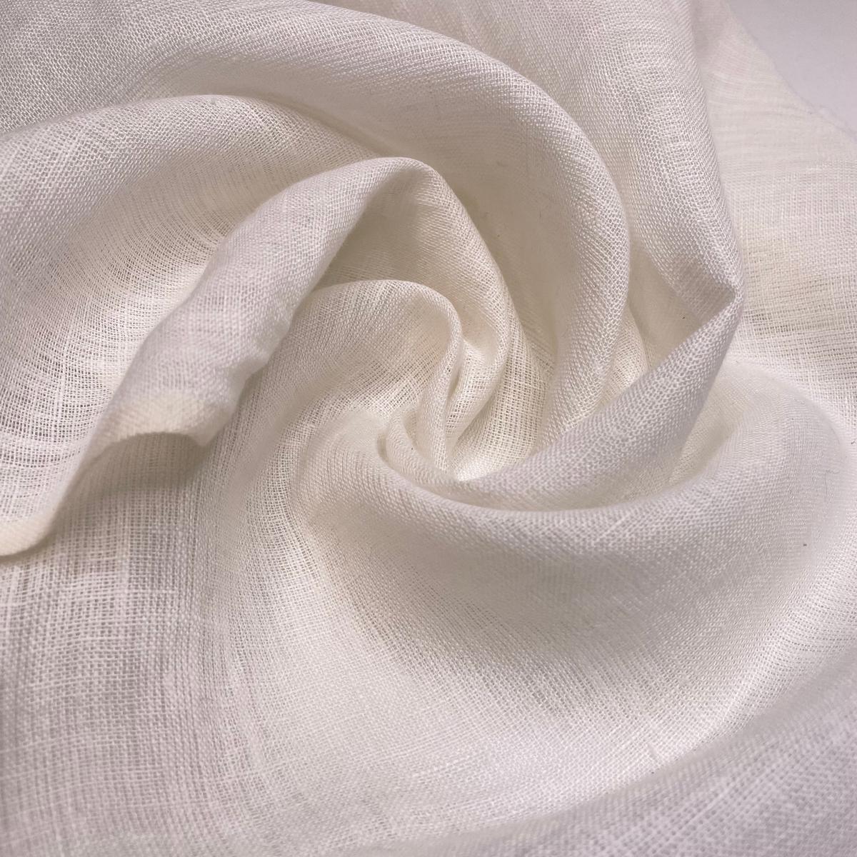 Summer Time Dreamin - Gauze Linen Woven - White - 3M Bundle