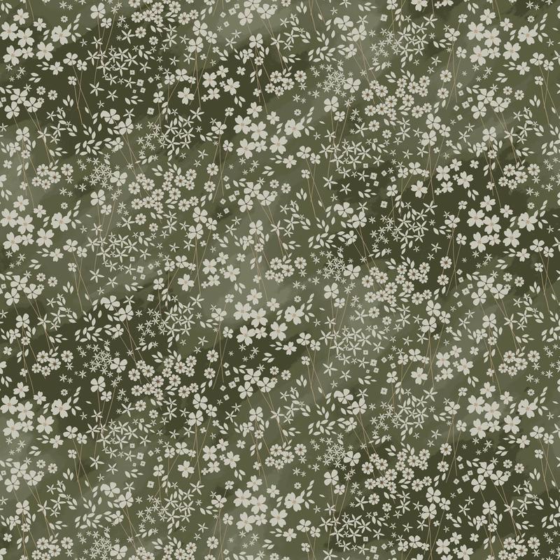 Green Garden // Tranquilty for FIGO (1/4 yard)