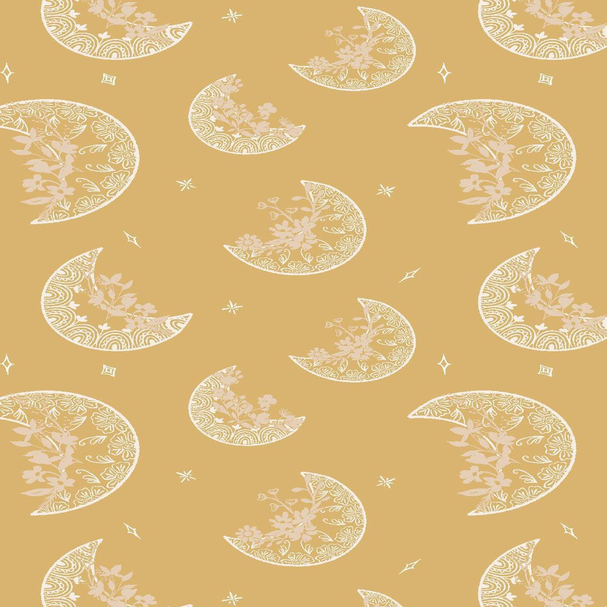 Serendipity's Symphony Night Sky By Trisha Patel For Cotton + Steel Moonlight