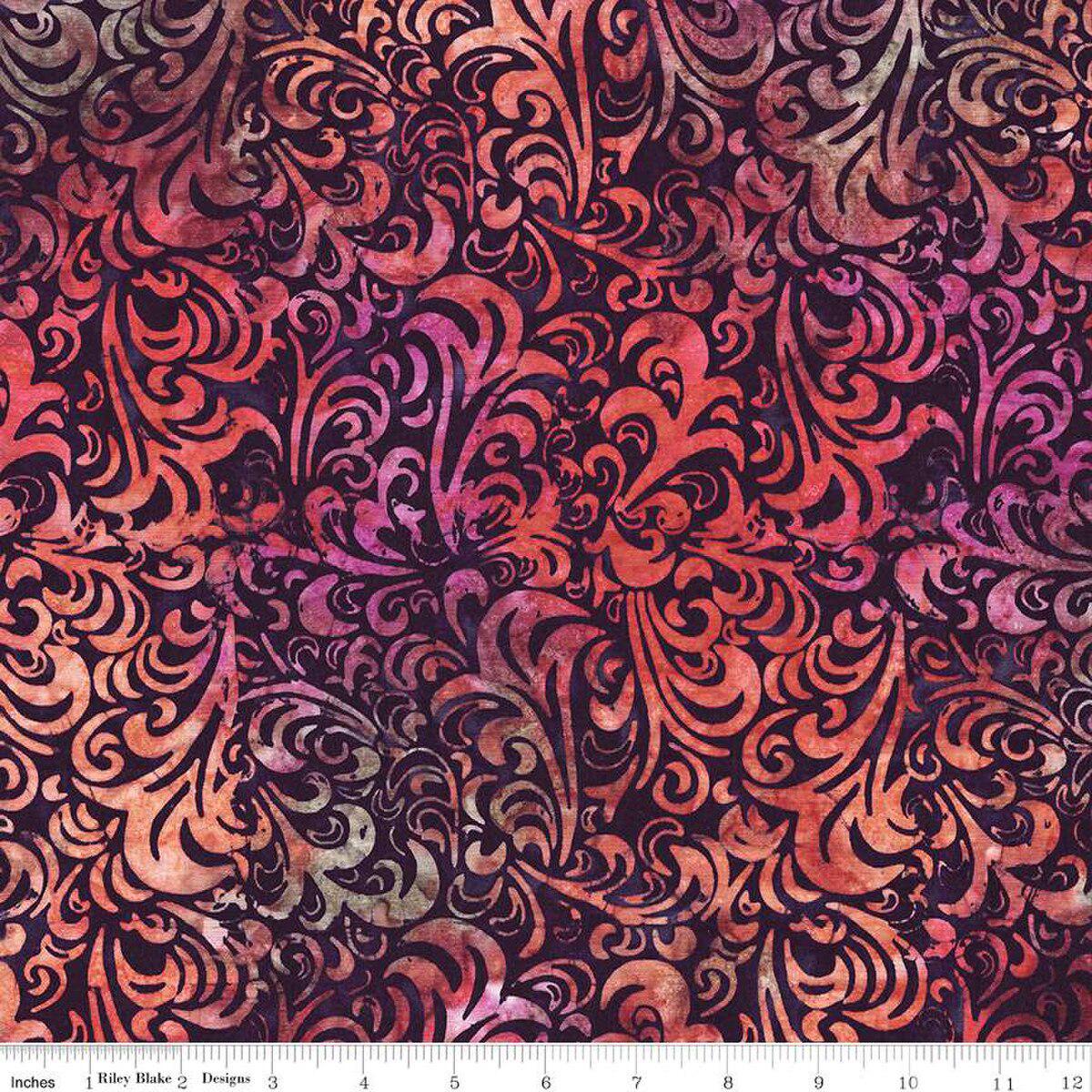 Fabric Riley Blake Marmalade Splash Twirl & Swirl Elemental Batiks by the Quarter Yard BT21900-246