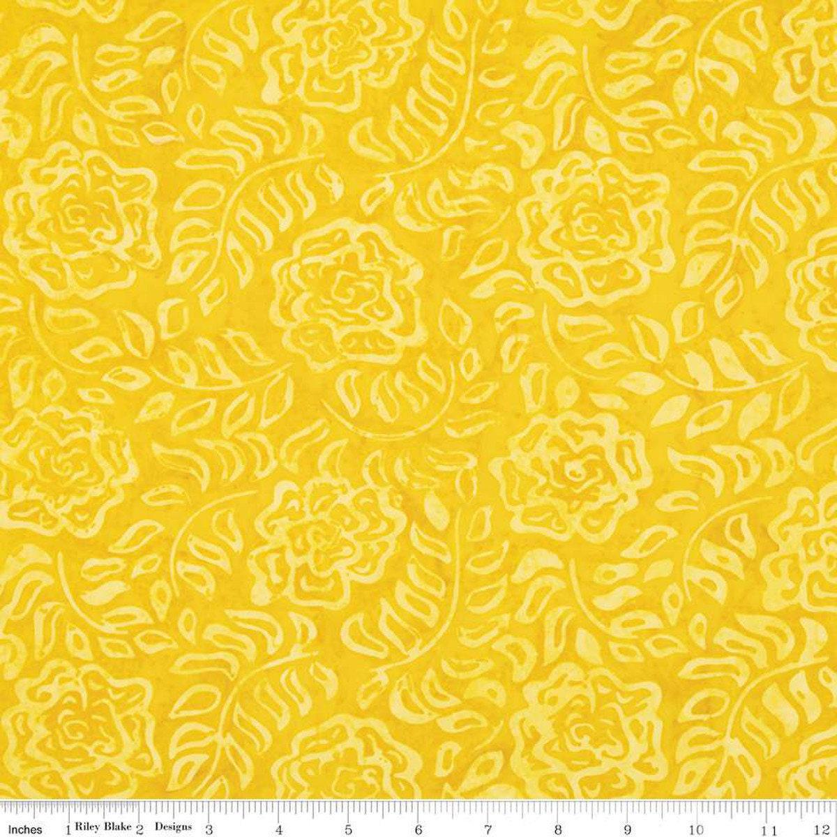 SALE Batiks Expressions That Summer Feelin' BTHH1209 Tuscany - Riley Blake Designs - Hand-Dyed Tjaps Print - Quilting Cotton