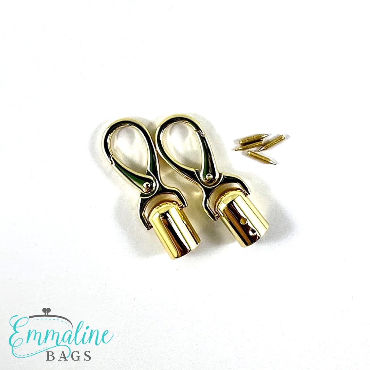 Emmaline Bags Tassel Cap Hook in Gold