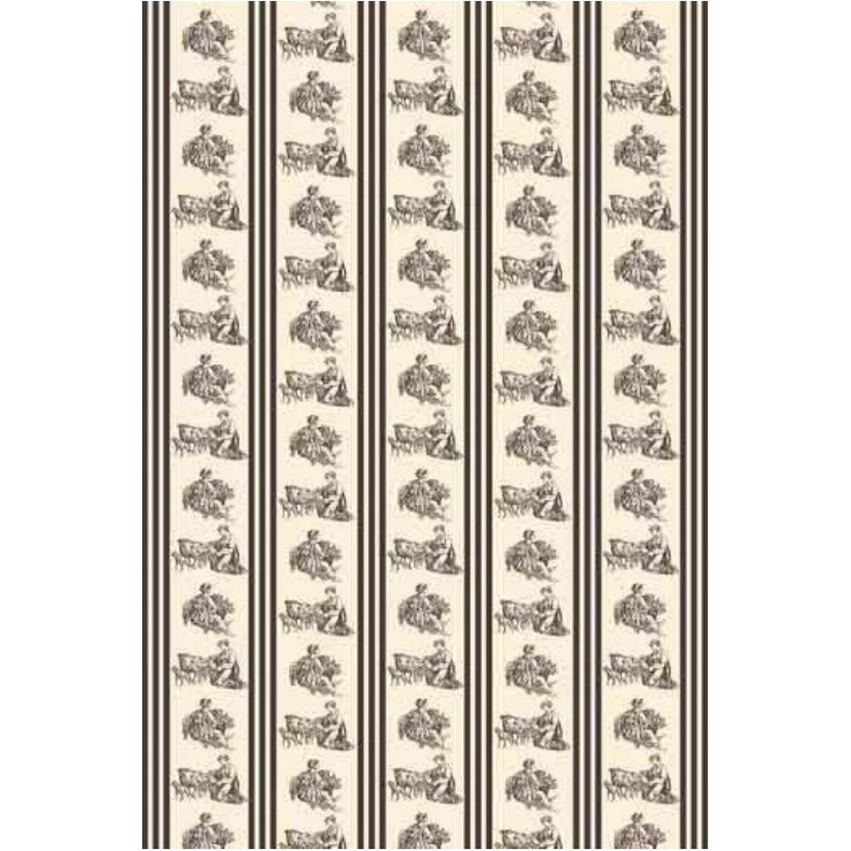Sajou Oilcloth Fabric | Grey Characters