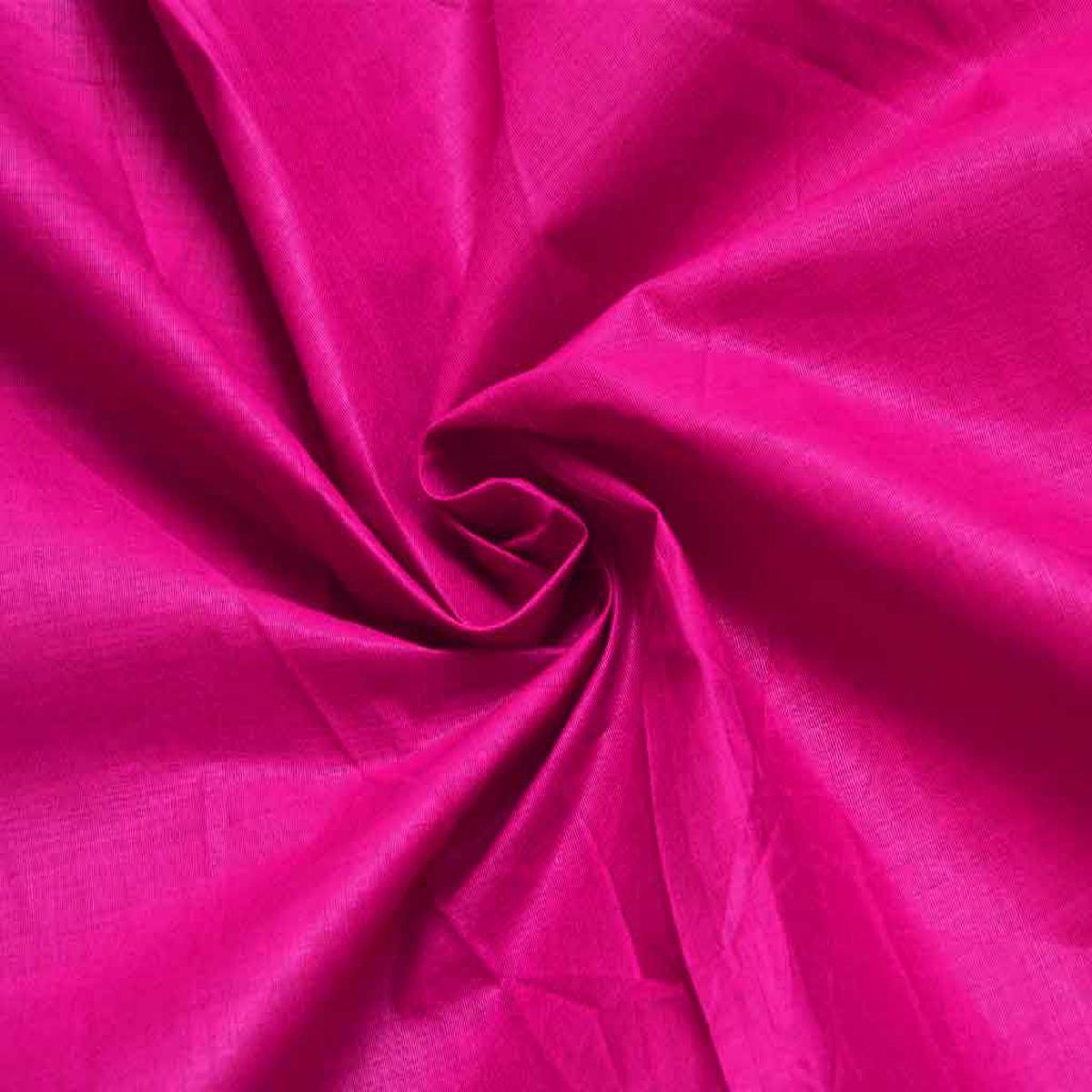 Dark Magenta Plain Glazed Cotton Fabric
