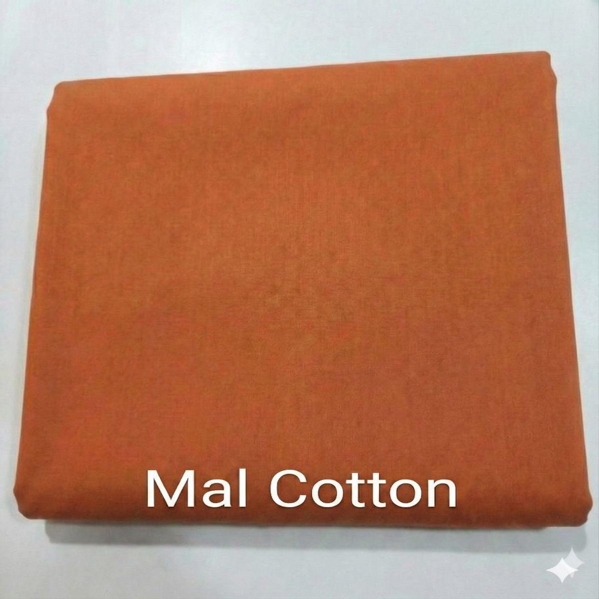 Brick Brown Mul Mul Cotton Fabric