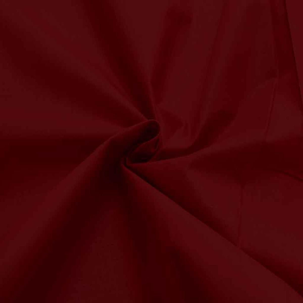 Dark Penny Brown Plain Glazed Cotton Fabric