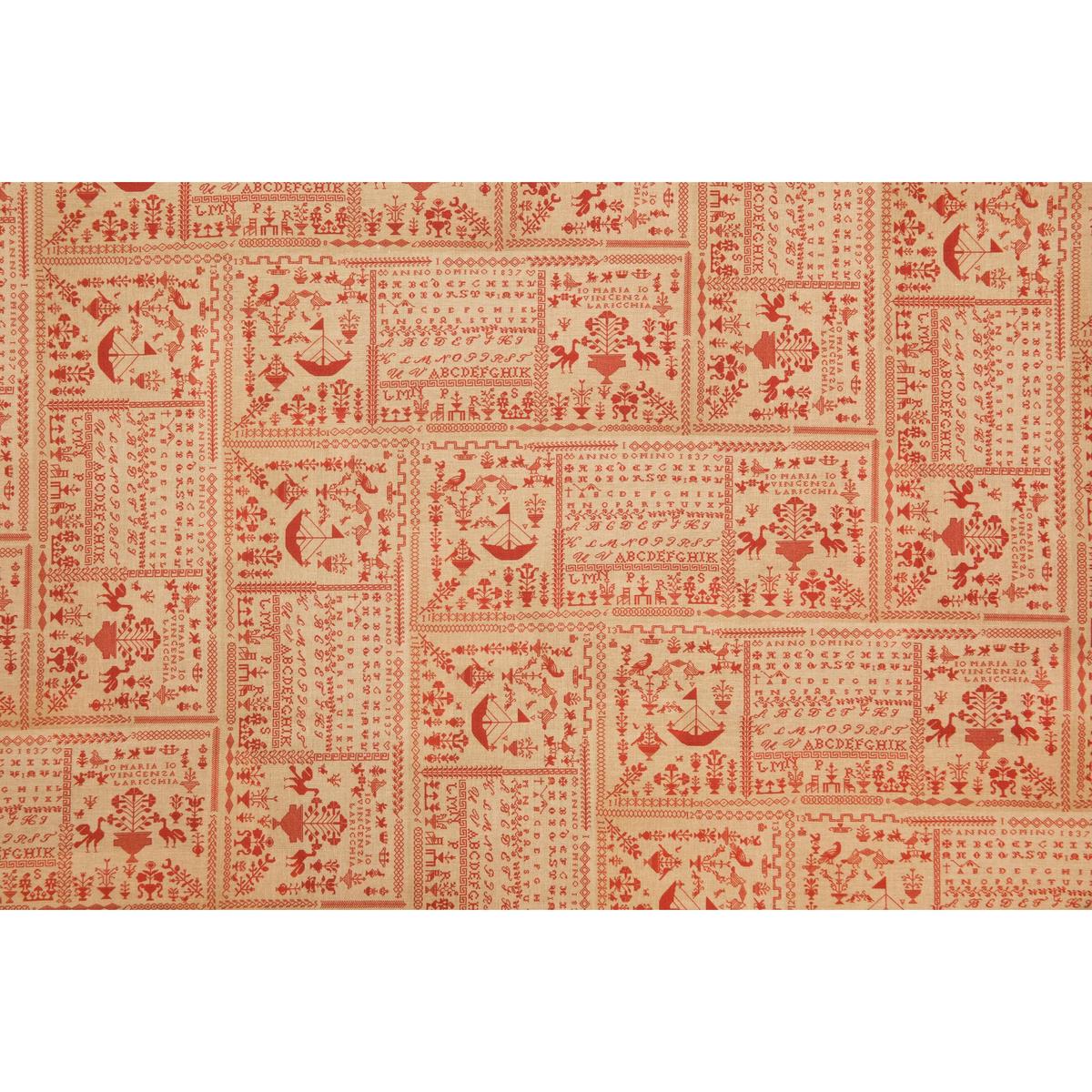 Hands Across The Sea Samplers ~ Maria Vincenza Laricchia Sampler Fabric | One Meter