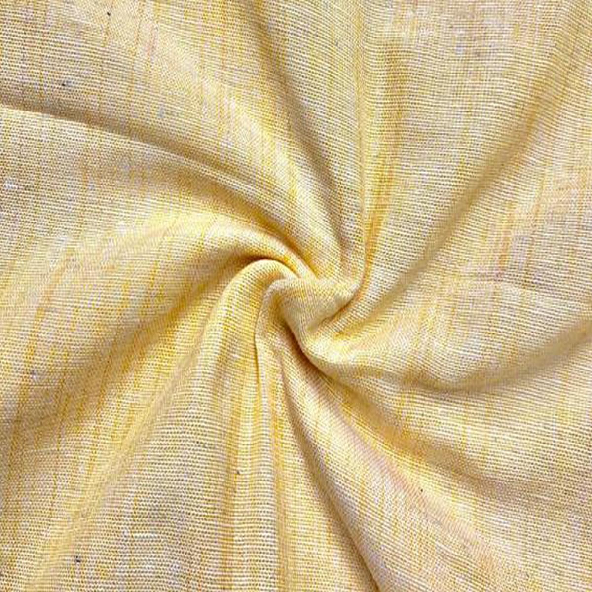 Bright Yellow Plain Cotton Fabric