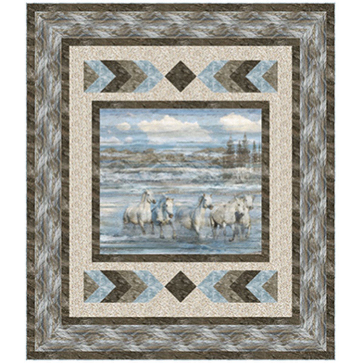 Cathey Marie Designs ~ Running Free Quilt Pattern and/or Kit
