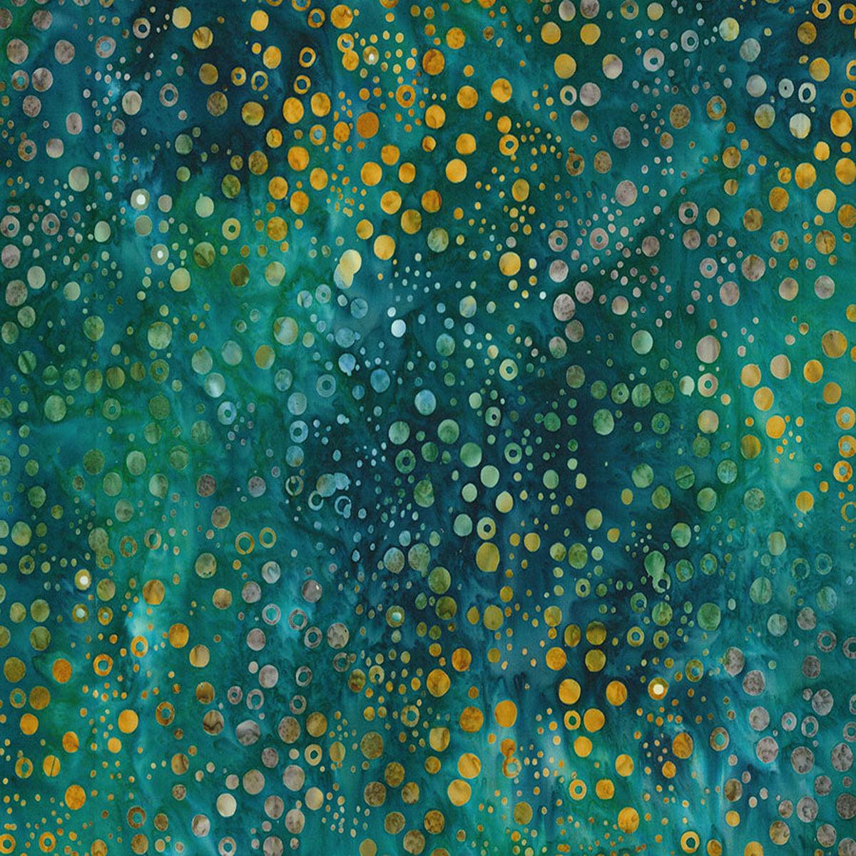 Banyan Batiks Pop Dots - Marine Green (81900-73) Northcott - Full Bolt (11m)