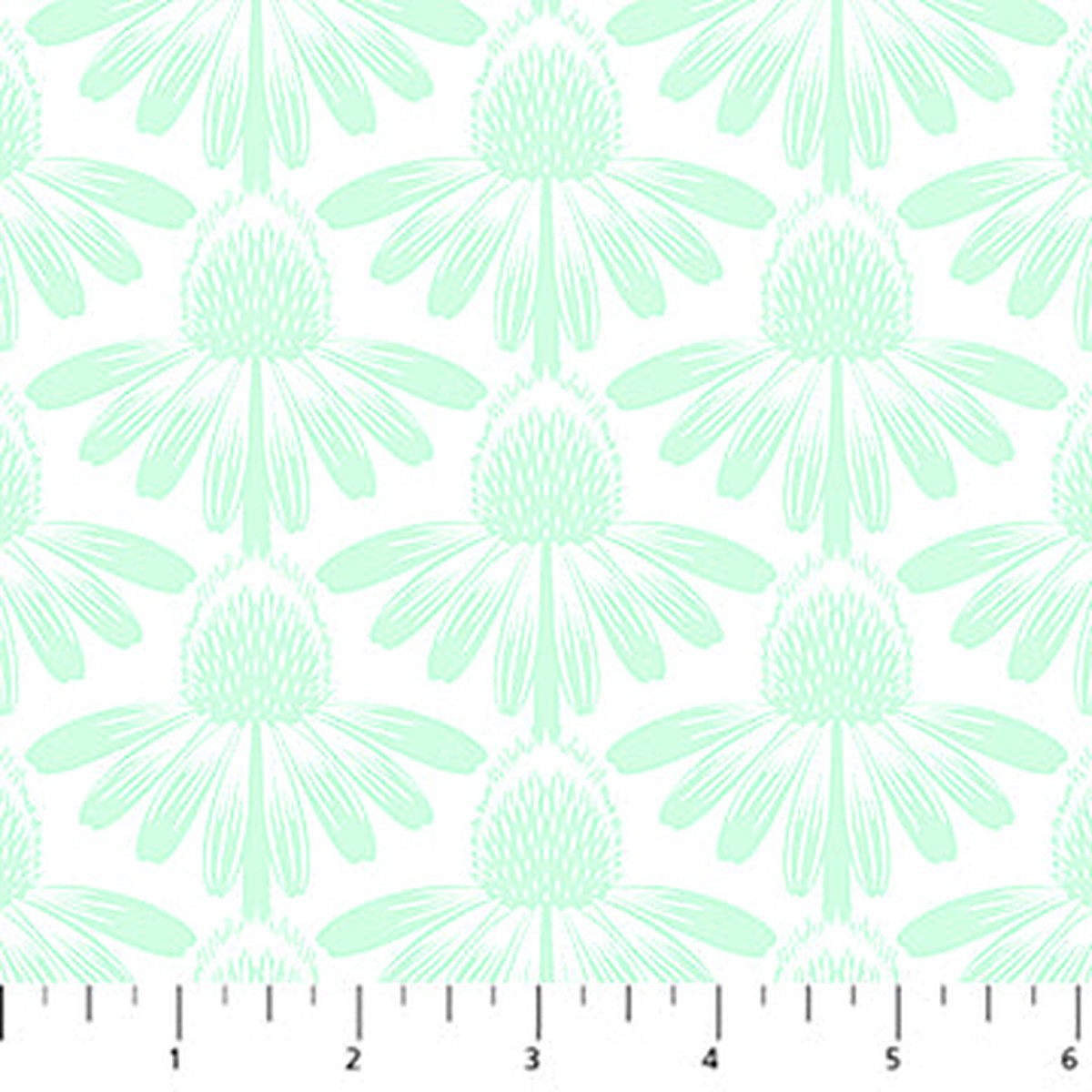 Anna Maria Indelible Soft - Coneflower Mint (AMT1001-75C) - Northcott - Full Bolt (10m)