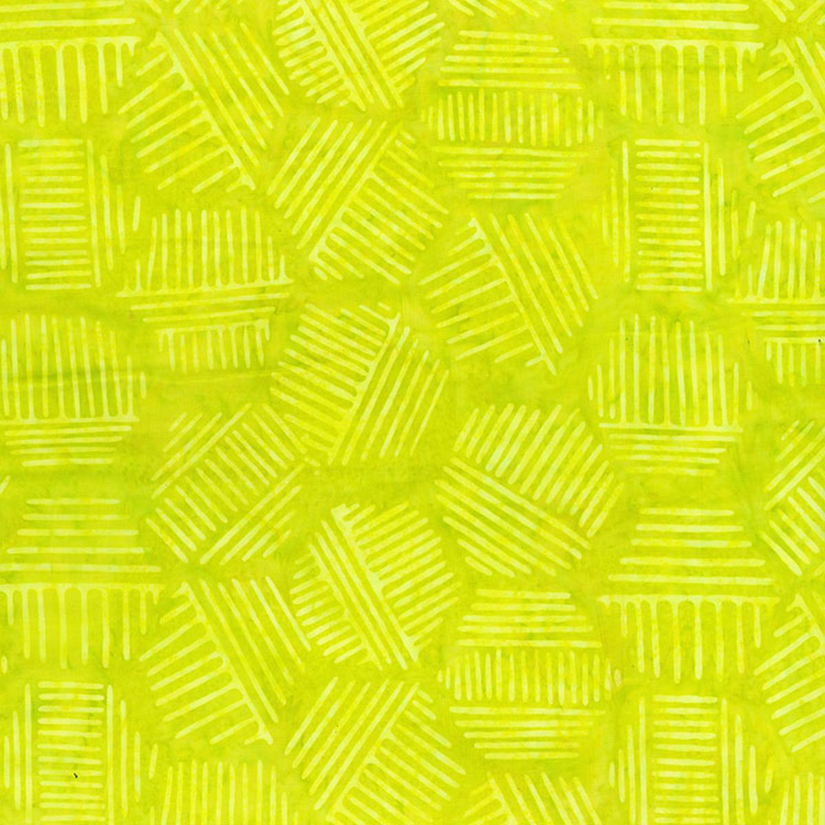 Banyan Batiks Hexies - Citrus Green (81700-72) Northcott - Full Bolt (11m)