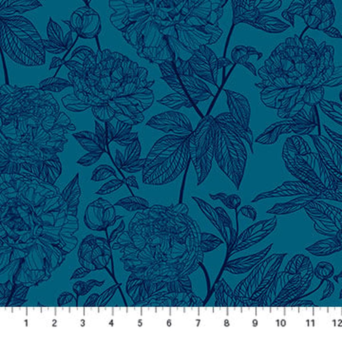 Indelible - Peony Ocean - Anna Maria - Northcott - Full Bolt