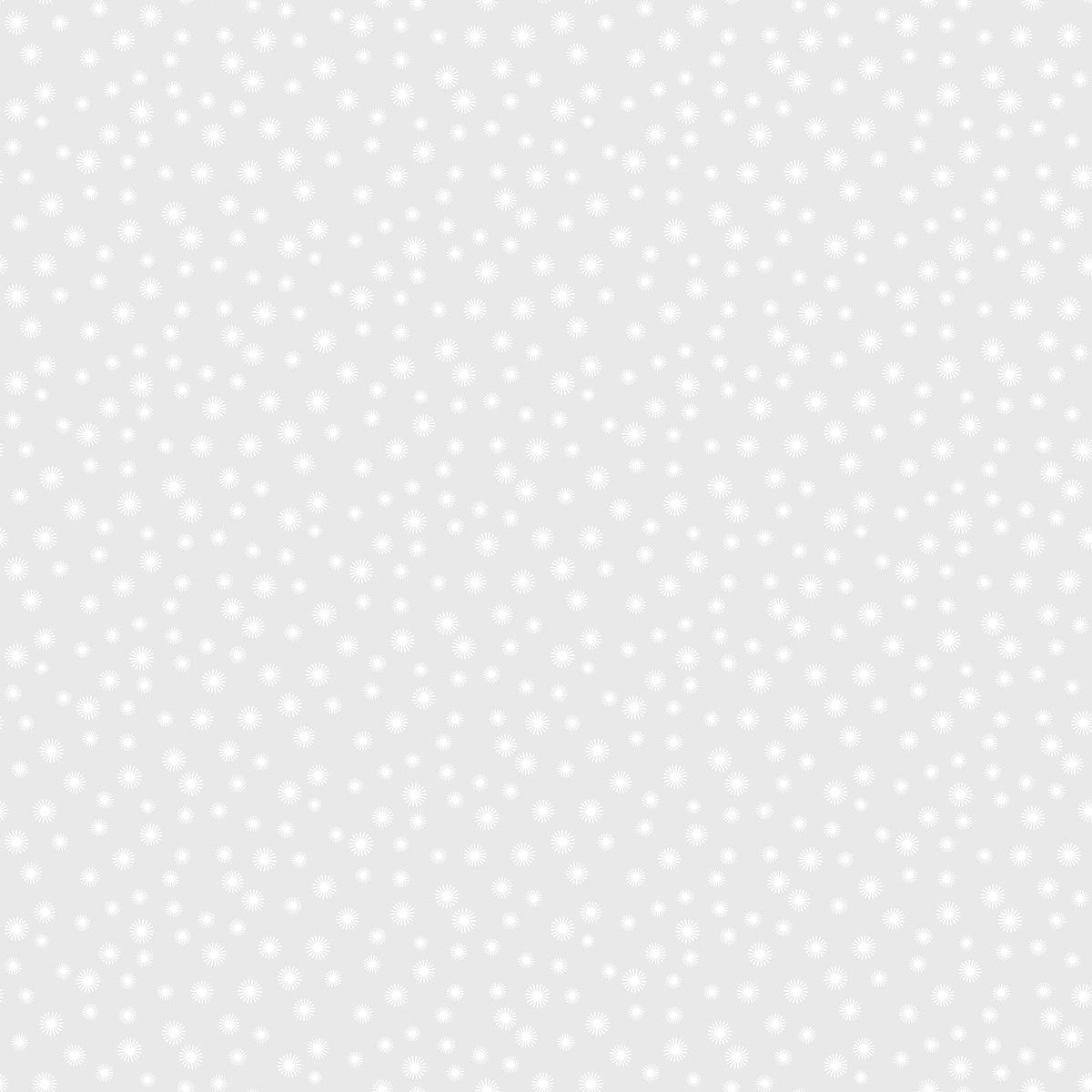 Basically Black & White - Starbursts White - Patrick Lose - Northcott - Full Bolt