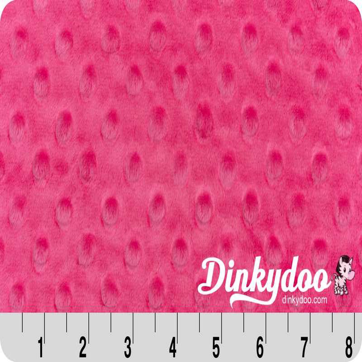 Cuddle Dimple (Minky) Wideback (60") - Fuchsia - Full Bolt (10m)