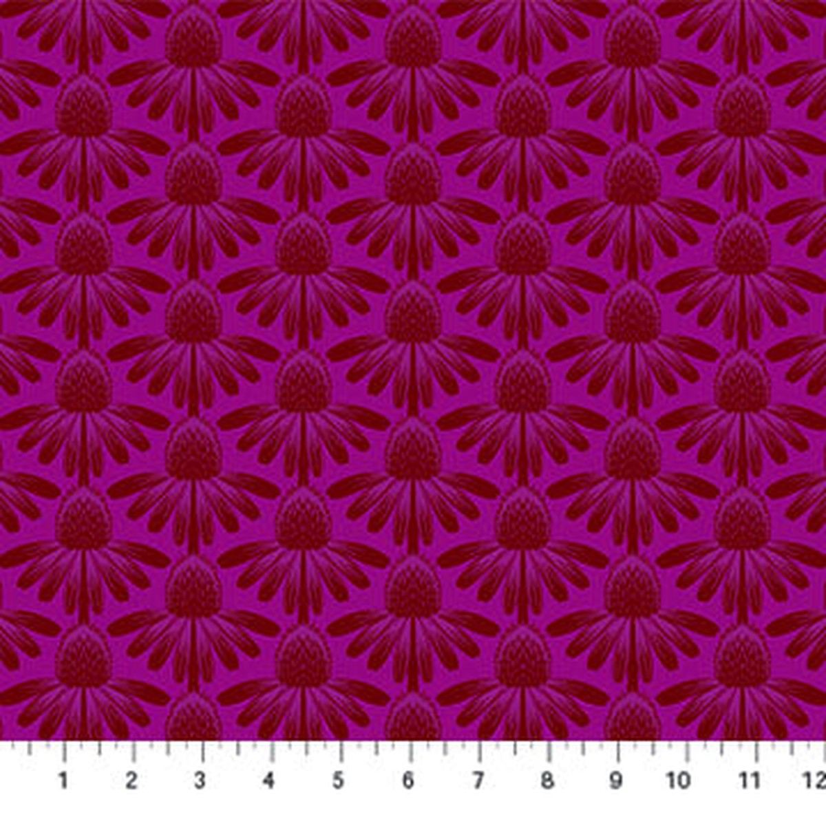 Indelible - Coneflower Magenta (AMT1001-26L) - Anna Maria - Northcott - Full Bolt (10m)