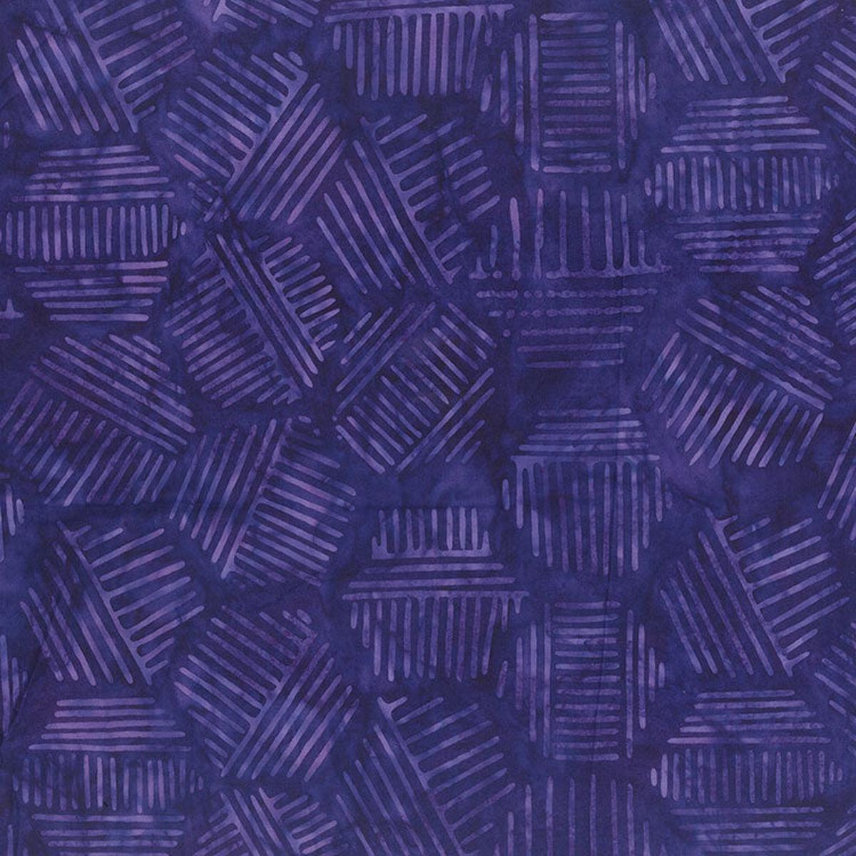 Banyan Batiks Hexies - Eggplant (81700-86) Northcott - Full Bolt (11m)