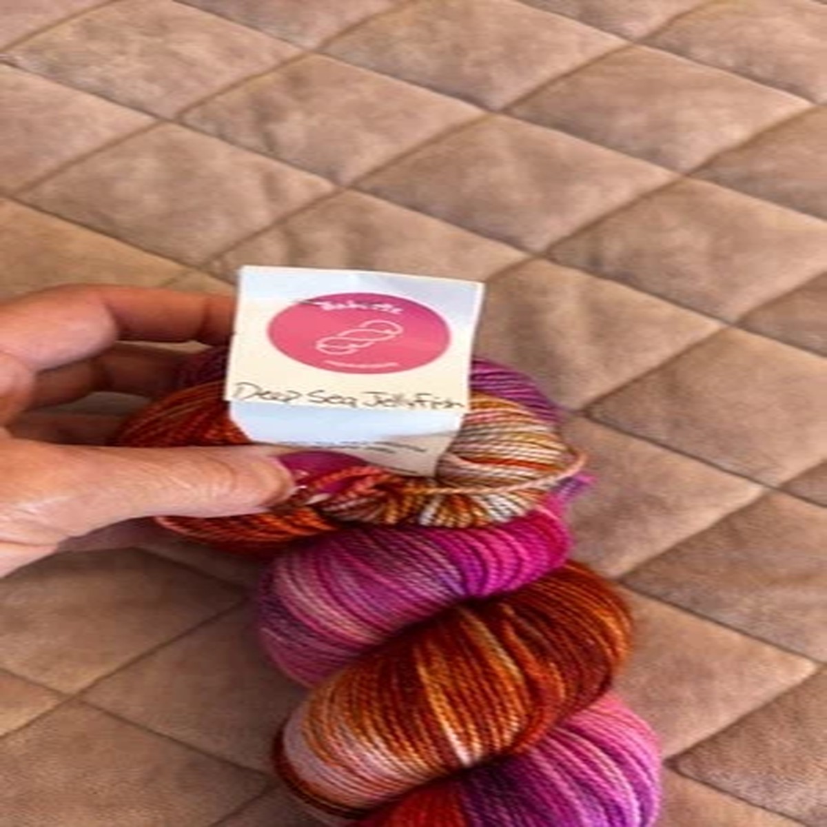 Miss Babs Yummy 2-Ply Lace/Fingering 100% Superwash Merino Deep Sea Jellyfish