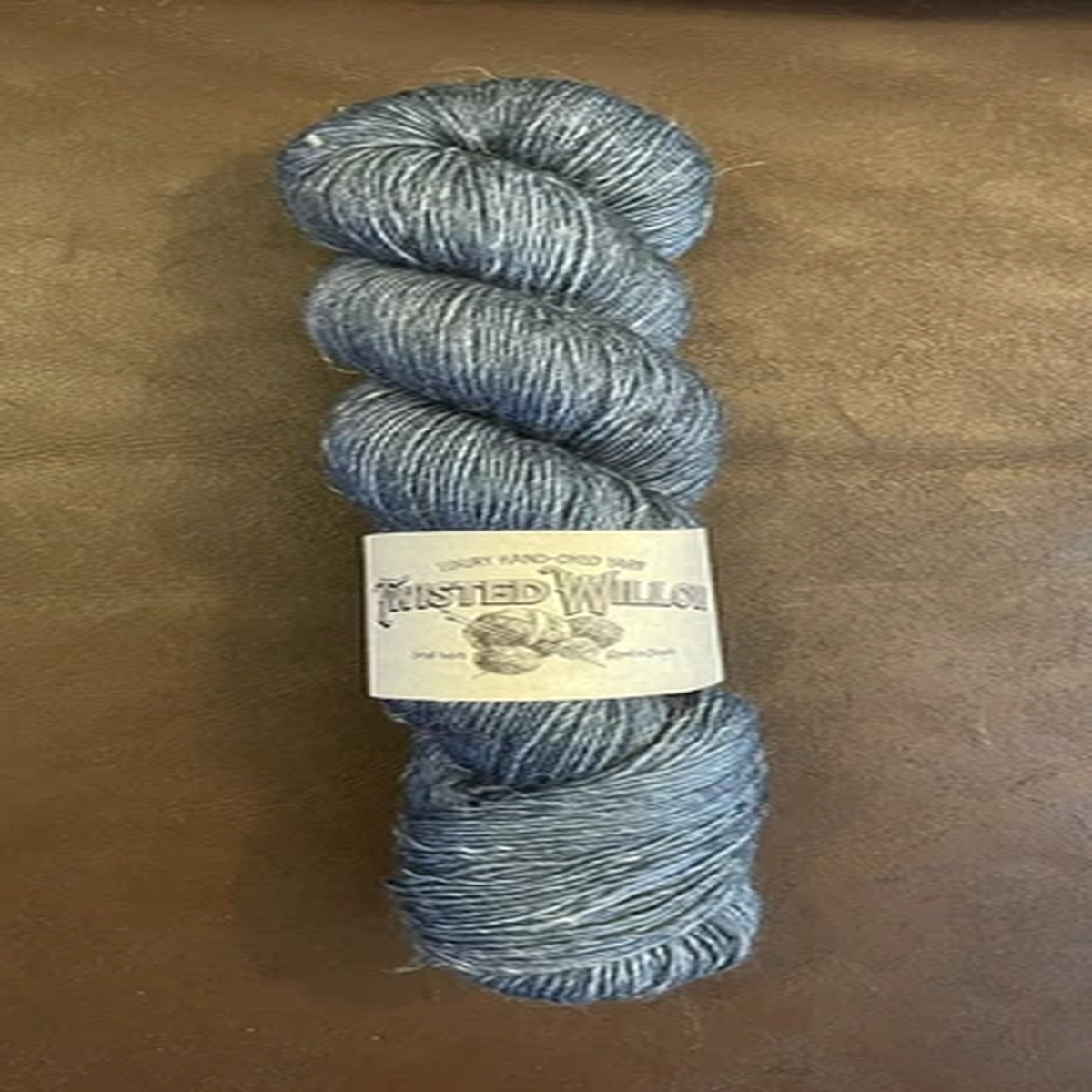 NEW YARN Twisted Willow Yarn 90% SW Merino/10% Linen 394yds, 100g Blue Monday