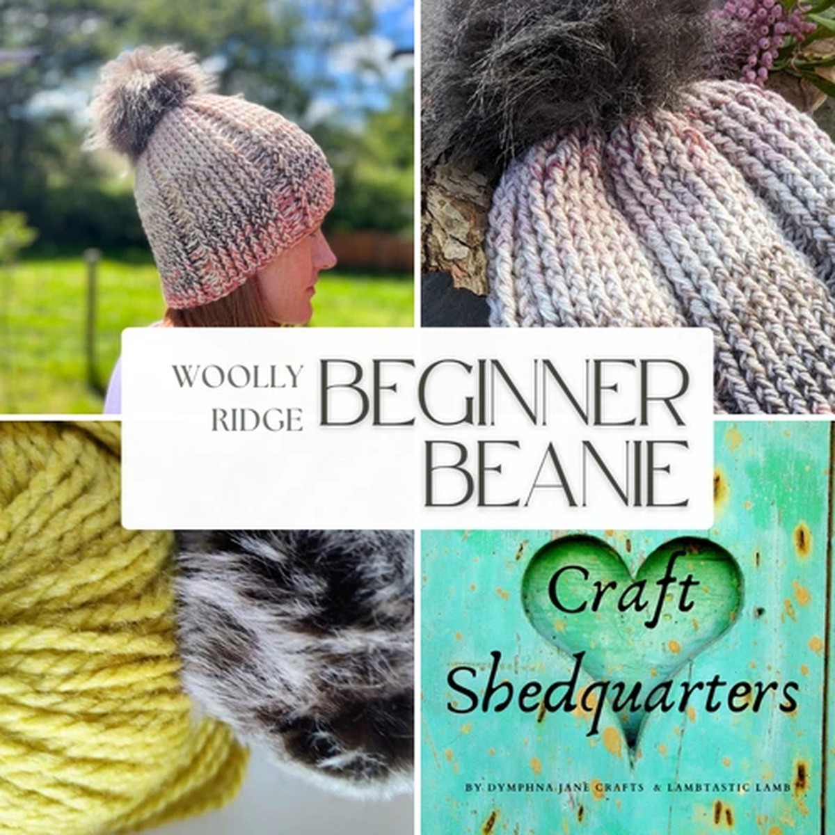 Woolly Ridge Beanie Crochet Kit inc Stylecraft special CHUNKY wool yarn Beginner