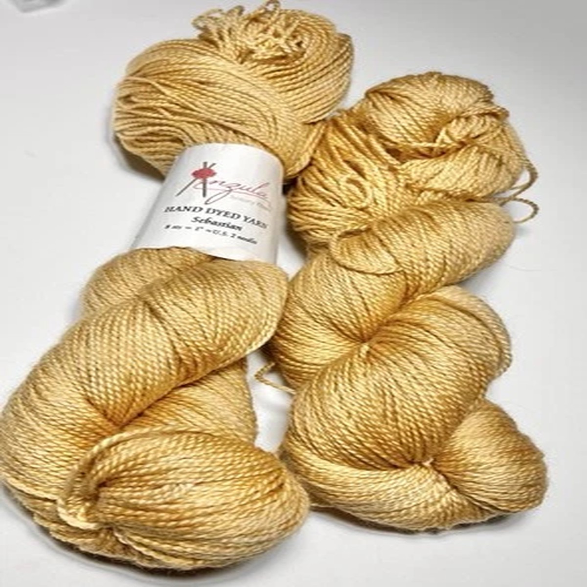 ANZULA SEBASTIAN HAND DYED YARN. 2pk. MAPLE. I Combine Ship, Read Details