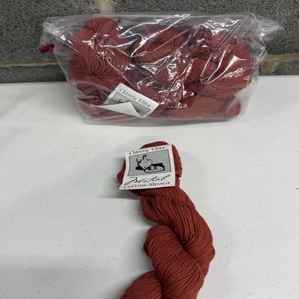 Classic Elite Yarns Mistral Alpaca/Cotton Shade 1323 5 Skein Lot