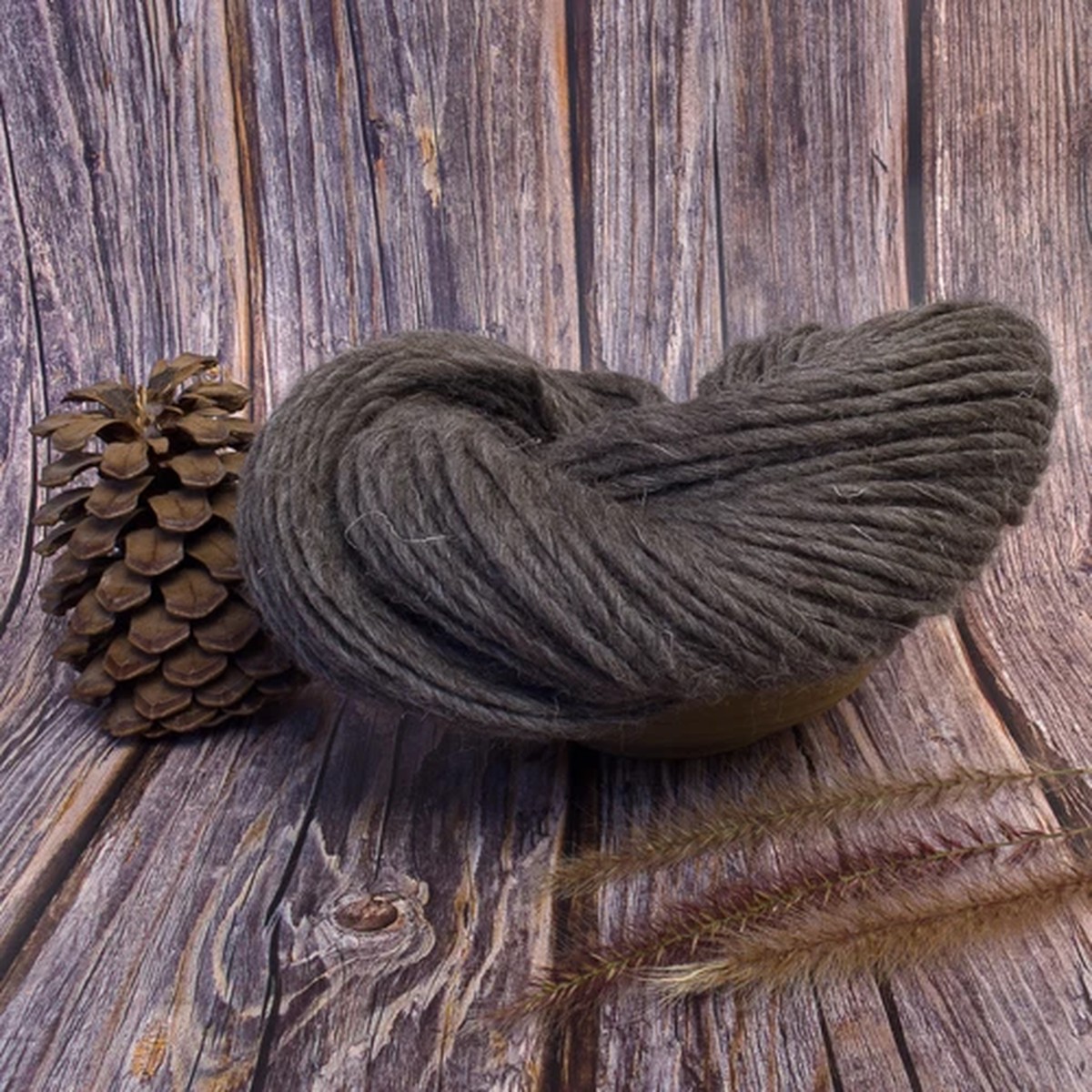 Jacob Yarn Super Chunky (Natural Grey) 200g 130m 25 ply Yarn Natural Knitting