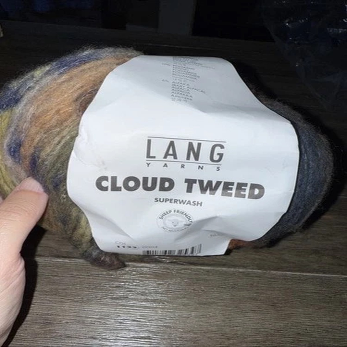 Lang Yarns Cloud Tweed - 1122 0004, Soft and Chunky Yarn, Merino, Alpaca