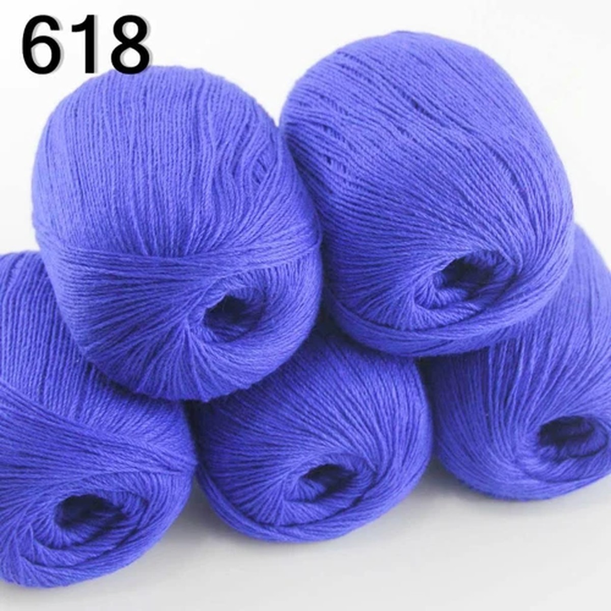 New Sale Soft 5 Skeins x50g Pure Cashmere Blankets Hand Crocheted Wool Yarn 18