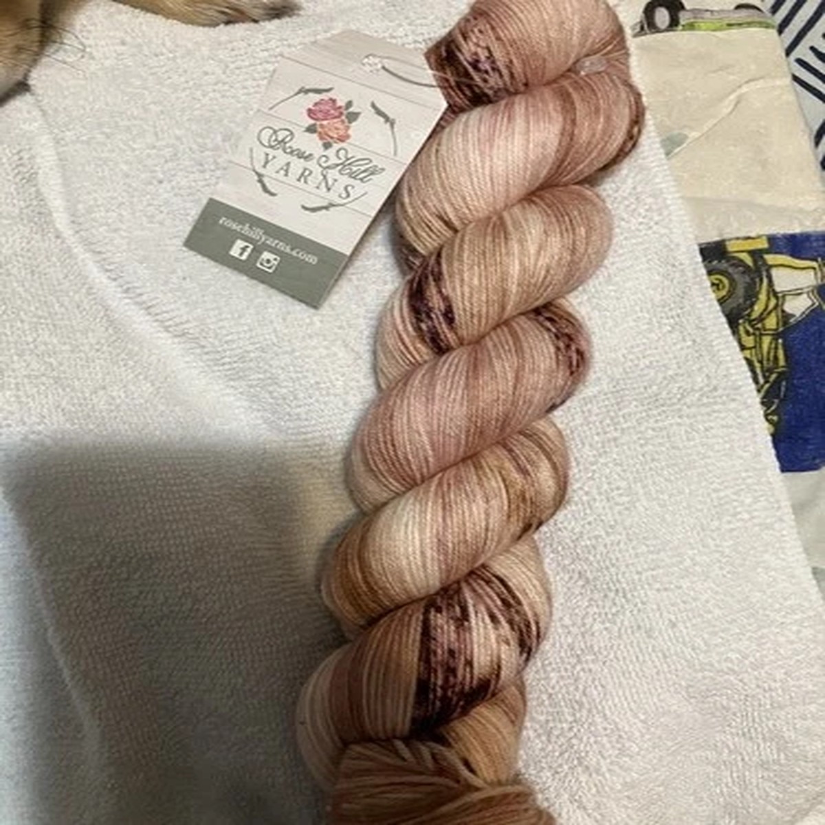 Rose Hill Yarns SW Fingering Weight Rose quartz