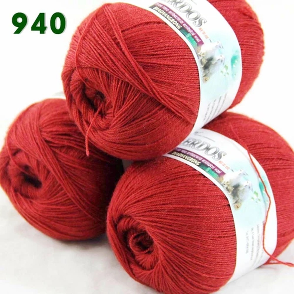 Sale 3 Ballsx50gr LACE Rugs Acrylic Wool Cashmere Hand Crochet Knitting Yarn 940