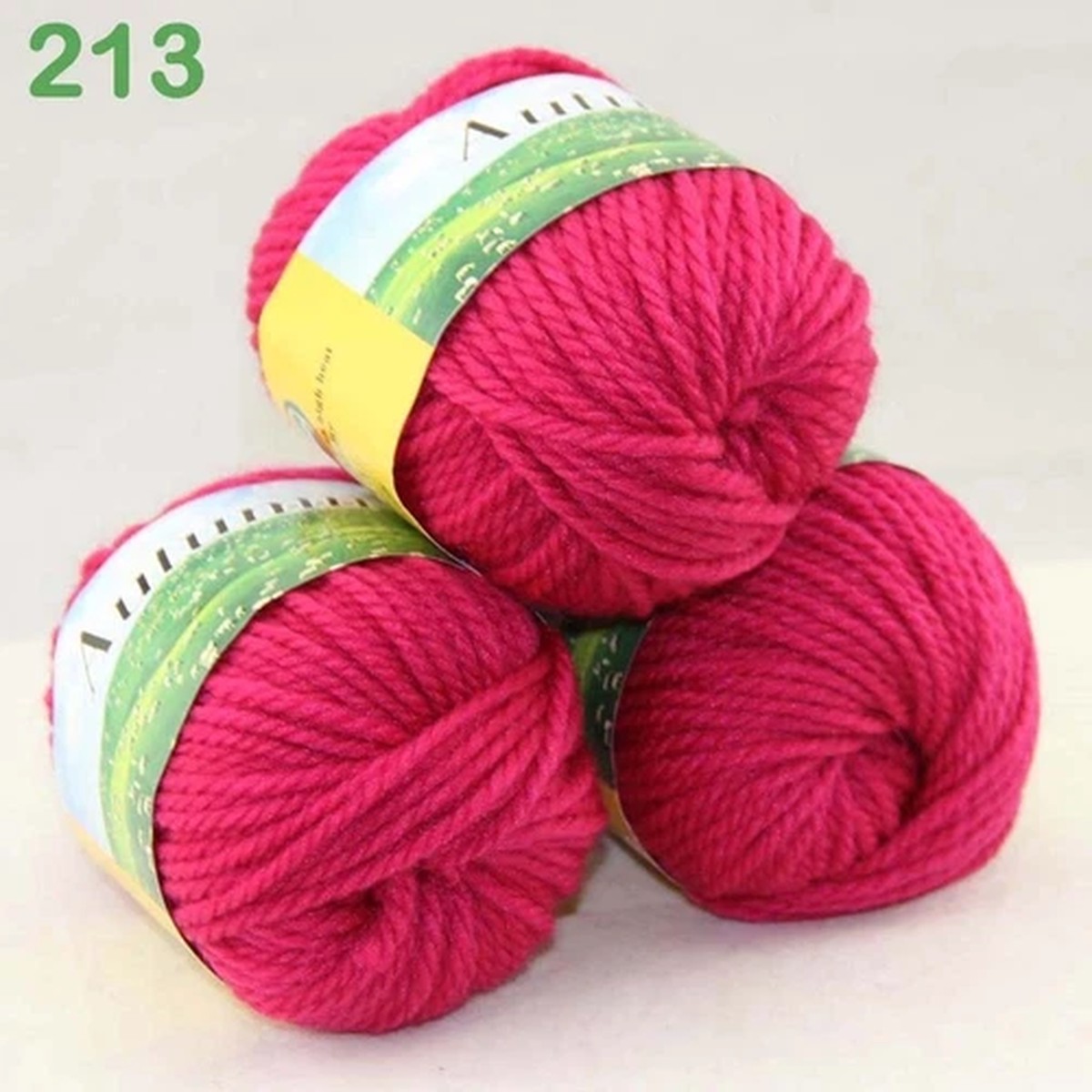 Sale 3BallsX50g DIY Wool Velvet Rug Blankets Hand Crocheted Knitting Yarn 213