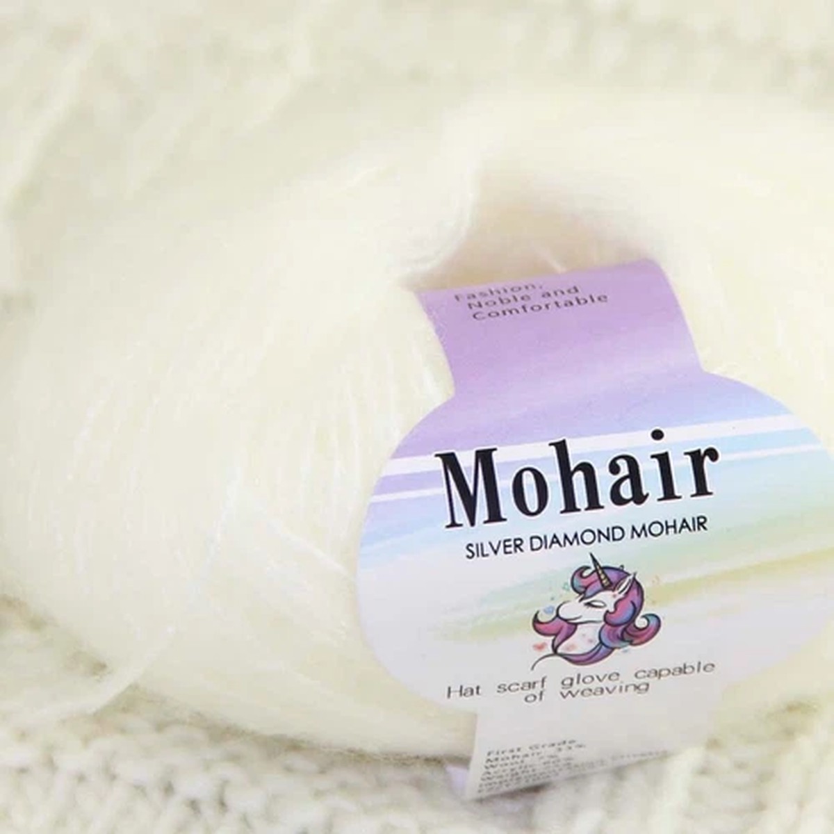 Sale New 1BallsX25gSoft Mohair wool Lace Rug Shawl Sweaters Crochet Yarn 01