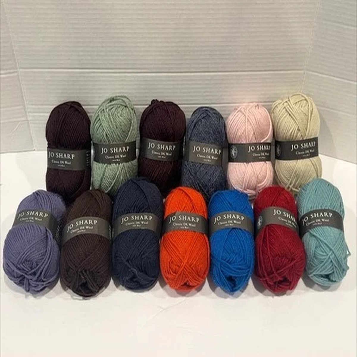 13x Jo Sharp 100% Pure Wool 50g Multicolor Lit, Very High-Quality