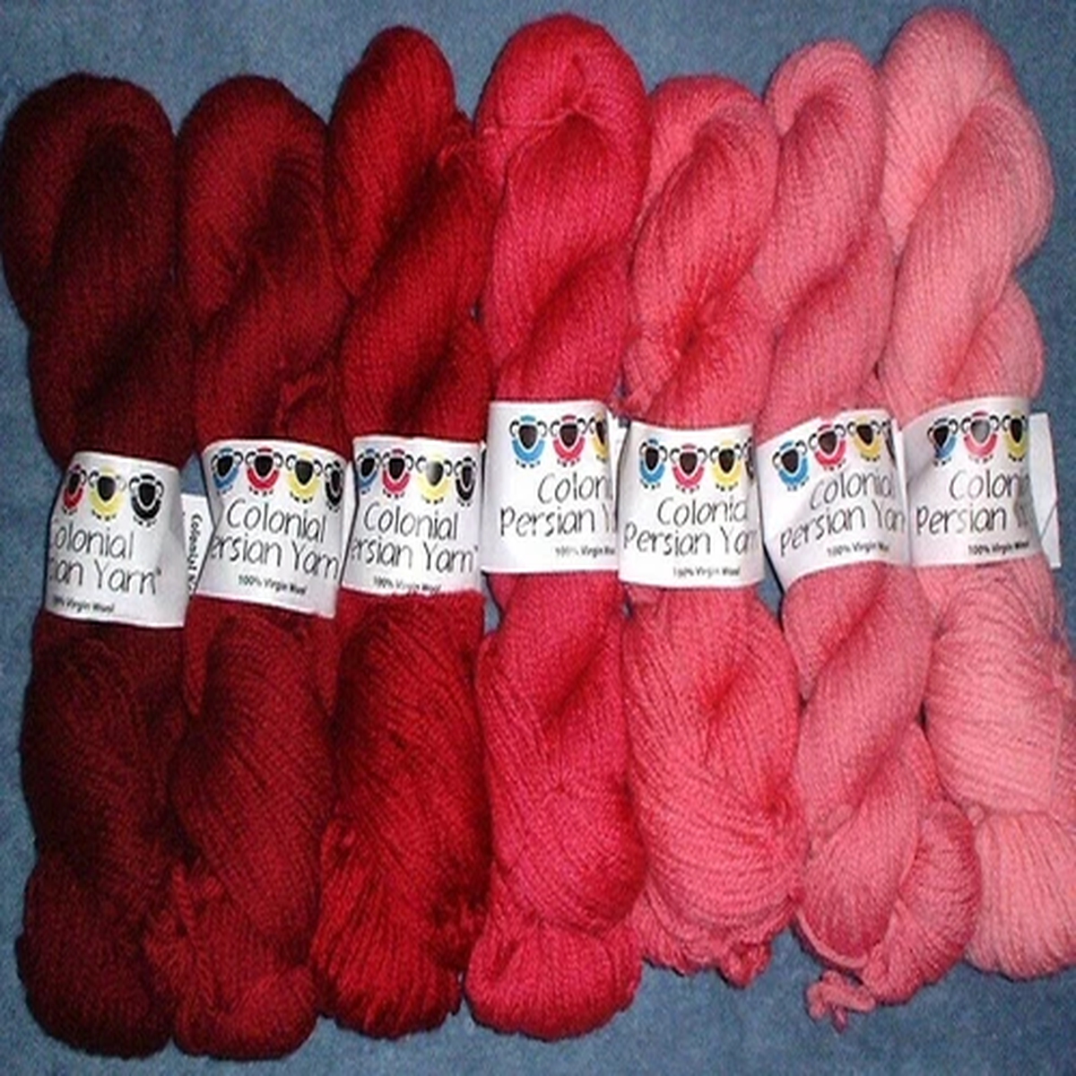 Colonial 3ply Persian Wool Yarn Needlepoint Crewel American Beauty Maroon/Pink