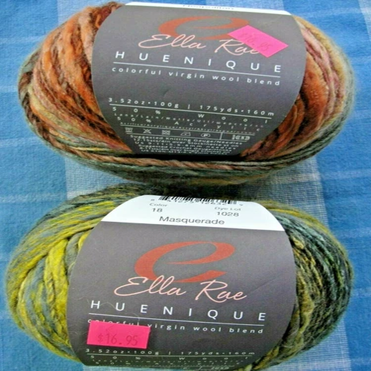 Ella Rae Huenique Yarn - New - Two Color Choices