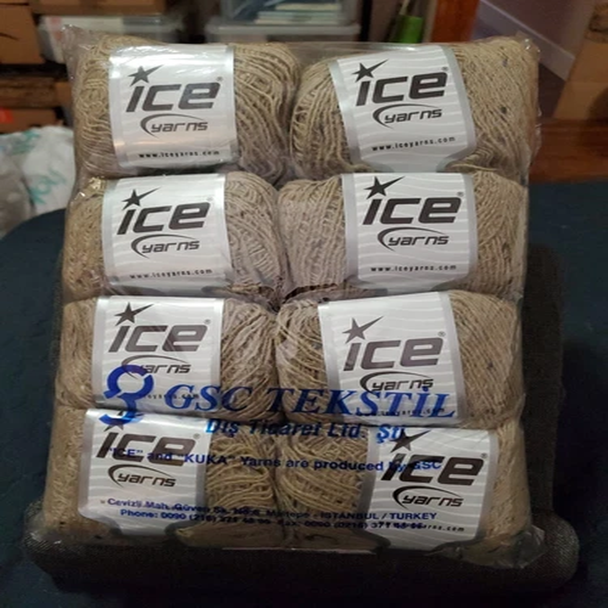 Iceyarns Pop Wool Tweed Lot of 8