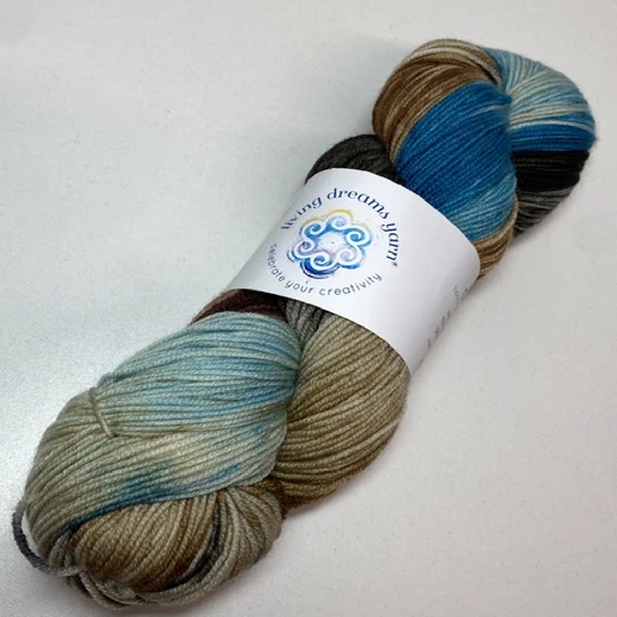 Living Dreams Galilea Yarn Hand Dyed 80% SW Merino / 20% Nylon 387 yards Quasar