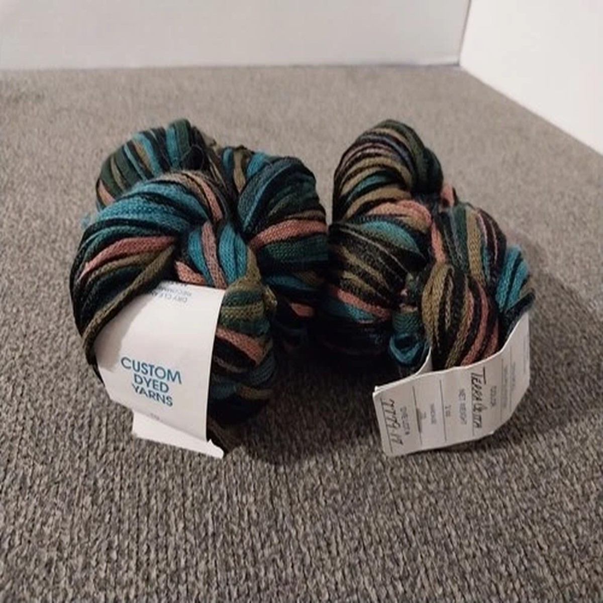 Prism Custom Dyed Yarns Matisse Wool/Polyester 70ds 56g - Lot Of 2