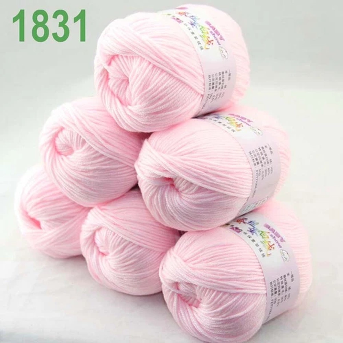 Sale 6 Skeinsx50g Cashmere Silk Wool Baby DK Hand Blankets Crocheted Yarn 31